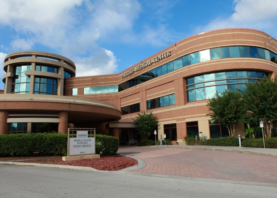 Parrish Medical Center entrance